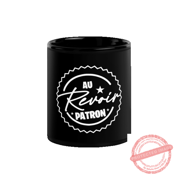 Mug brillant noir – Image 4