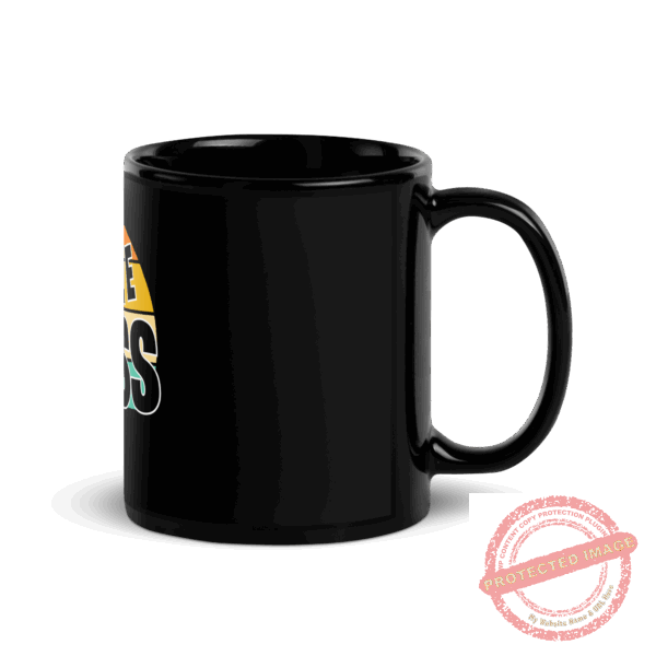 Mug brillant noir – Image 3