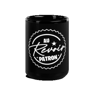 Mug brillant noir
