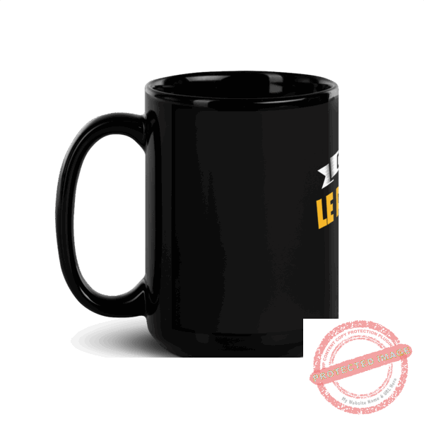 Mug brillant noir – Image 4