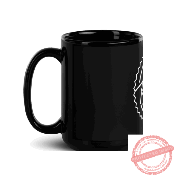 Mug brillant noir – Image 5