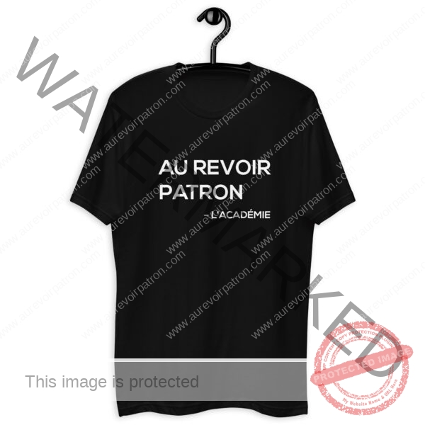T-shirt à Manches Courtes – "Au Revoir Patron l'academie" – Image 7